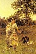 Frederick Morgan The Garland, china oil painting artist